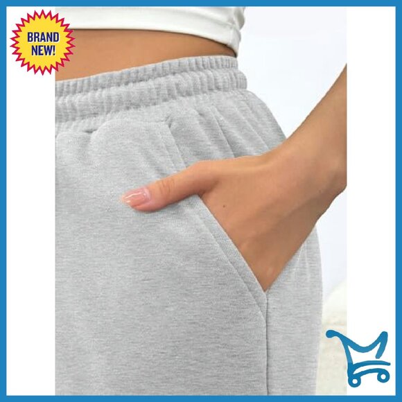 Women's Sweatpants Joggers High Waist Drawstring Pockets Lounge Athletic - Picture 6 of 7